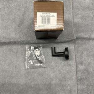 Jason Wu for Brizo Bath Collection Single Robe Hook, Matte Black